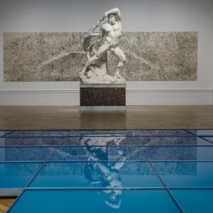 罗马国家画廊marmo all'interno della Galleria national ale的Statua