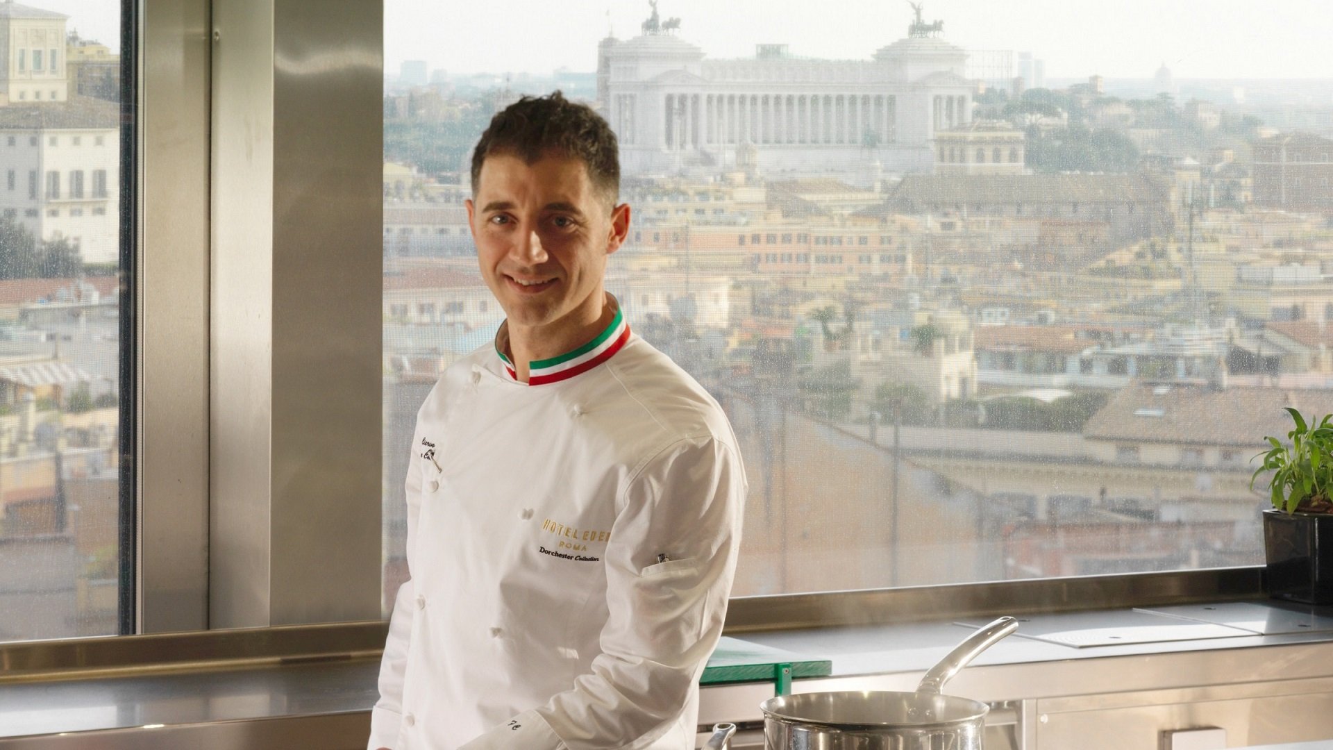 行政总厨Fabio Ciervo在厨房与罗马酒店伊甸园的看法